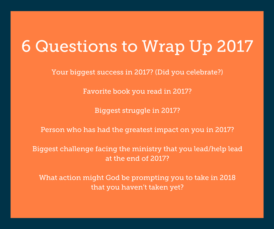 6 questions to wrap up 2017