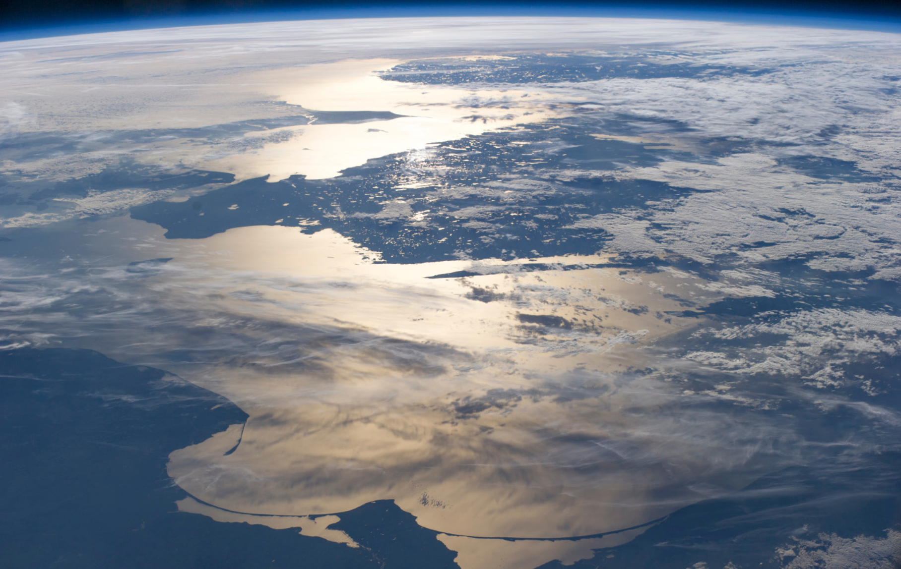 satellite image of the earth